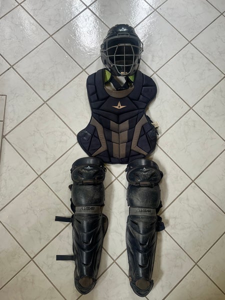 All Star System 7 Adult 16+ Catchers Gear Set NOCSAE CKCCPRO1