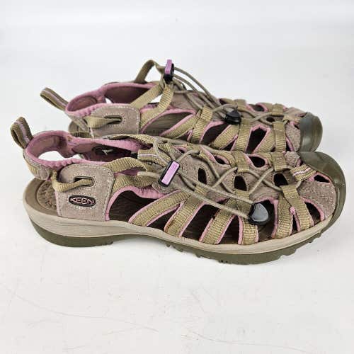 Keen Whisper Women's Waterproof Sport Sandals Shoe Beige Pink Size: 9.5