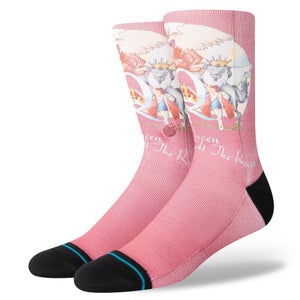 Stance Men's Queen A Day At The Races Stance Crew Socks Large Men's 9-13