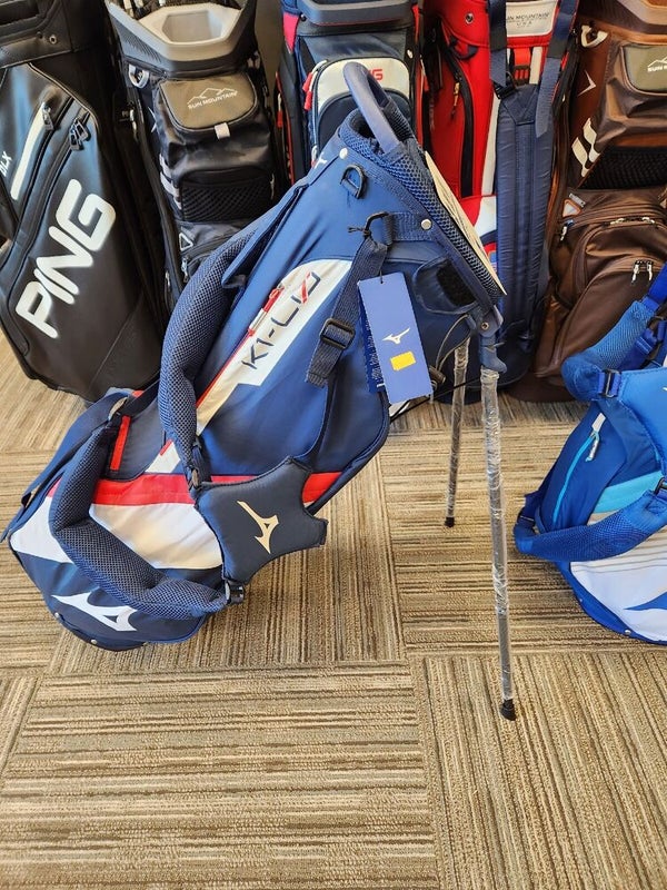 Mizuno RB Camo Drawstring Tote Bag - Blue Camo - Affordable Golf