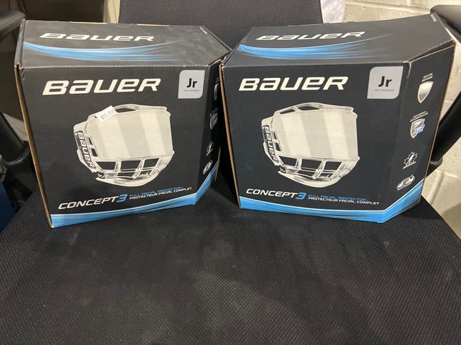 NEW JR Bauer Shield Concept 3 Full Shield Two Shield Bundle