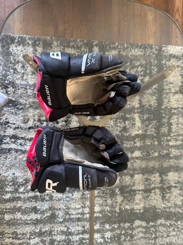 Bauer Vapor X Shift hockey gloves 14” Black/White