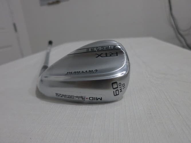 Cleveland RTX Zipcore Tour Satin Lob Wedge LW - 60.10* - DG Spinner Steel - NEW