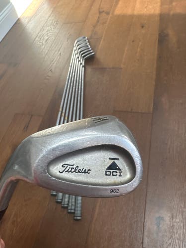 Men's Left Hand Regular Flex Steel Shaft DCI 962 Iron Set