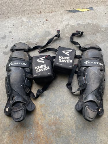 Used Youth Easton Catcher's Leg Guards