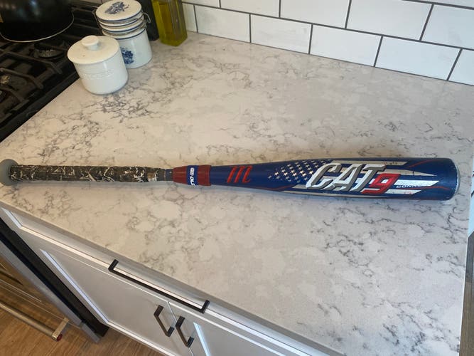Used USSSA Certified Marucci Alloy Cat 9 Connect Bat (-8) 22 oz 30"