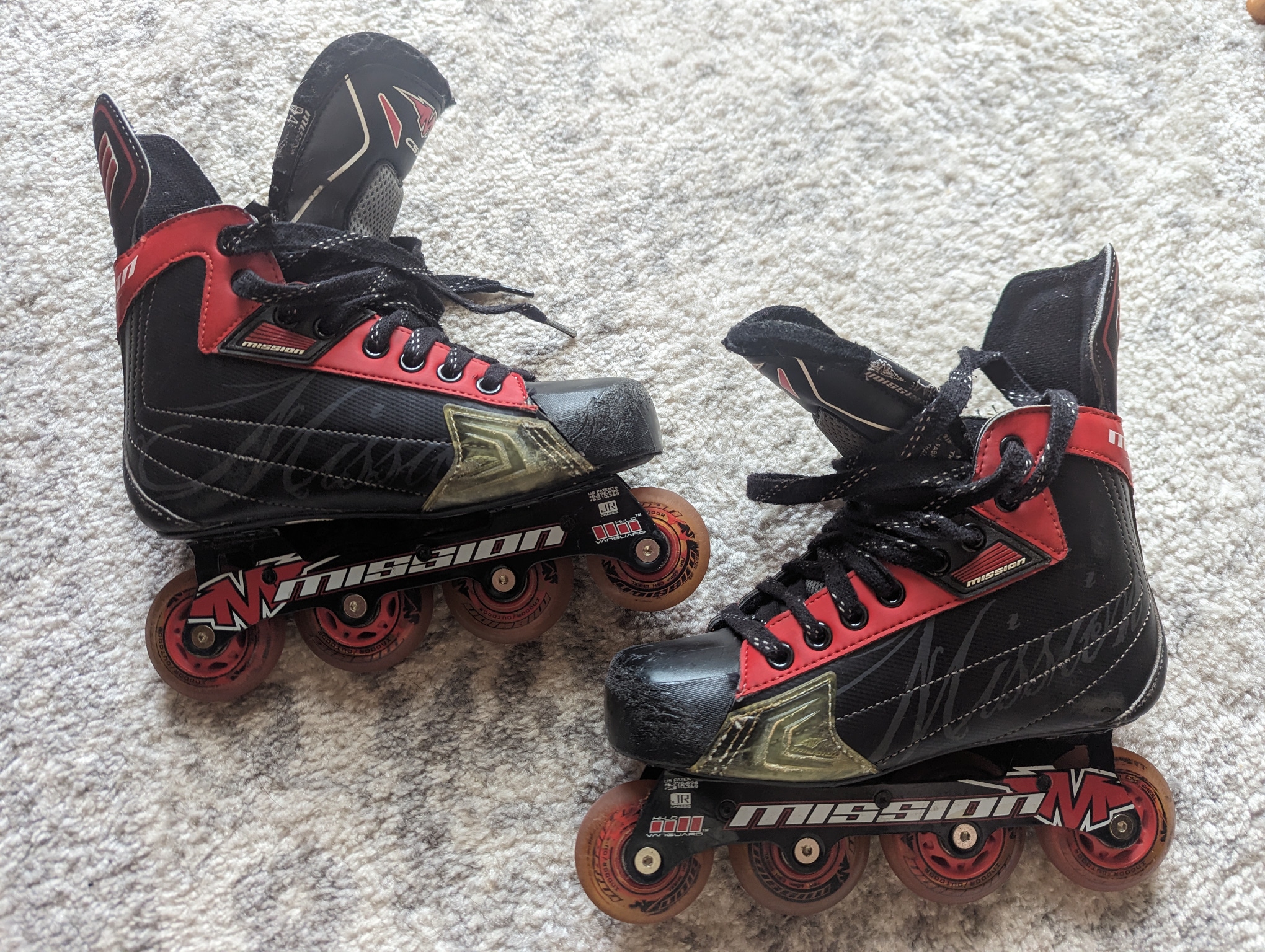 Used Mission CSX Inline Skates Wide Width Size 4