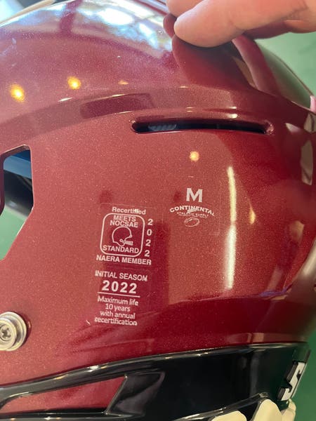 Schutt F7 マルーン Mサイズ New Schutt 2022 F7 Collegiate Football Helmet Painted