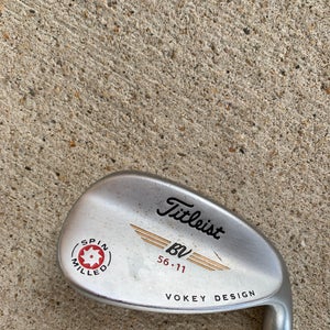 Used Men's Titleist Vokey Spin Milled Right Wedge Wedge Flex 56 Steel