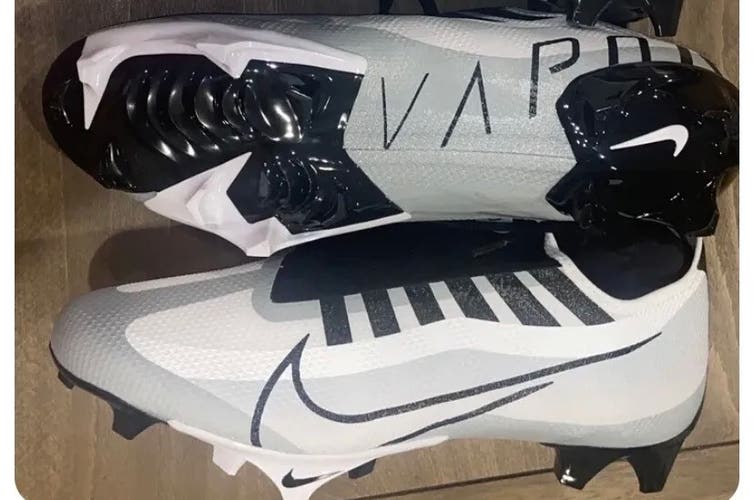 Size 14 Nike Vapor Edge Pro 360 Black/White Football Cleats DQ3670-100 NEW