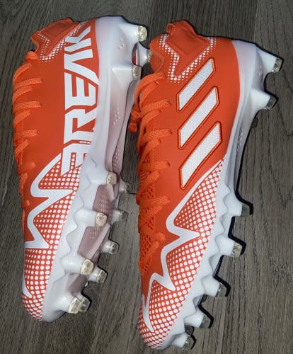 Men’s Adidas Football Cleats Freak 22 Team Orange / White H03637 Size 10.5 NEW