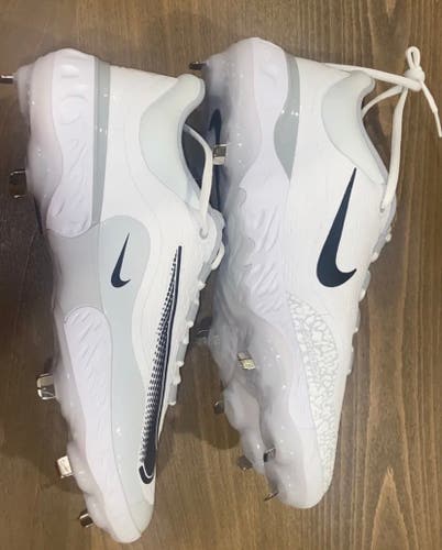 Nike Alpha Huarache Elite 4 Low FD2745-100 White Baseball Cleats Men’s size 14
