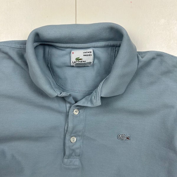 Lacoste Live Polo Shirt M Men Sz 5 Blue Cotton Made Peru LNWOT YGI B3-240