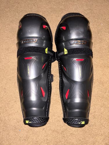 New Bauer Vapor Velocity Shin Guards 14” WOT