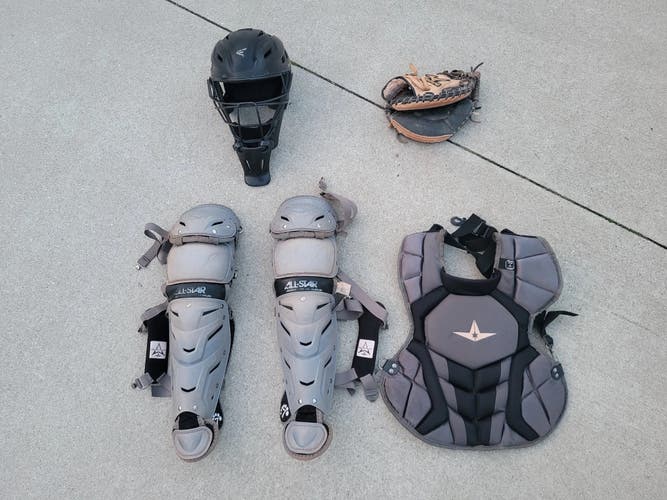 Used All Star System 7 Axis Catcher's Set