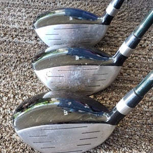 SET O 3 WARRIOR TE TOMAHAWK EDGE FAIRWAY WOODS 3 5 6 EXCELLENT UNIFLEX GRAPHITE