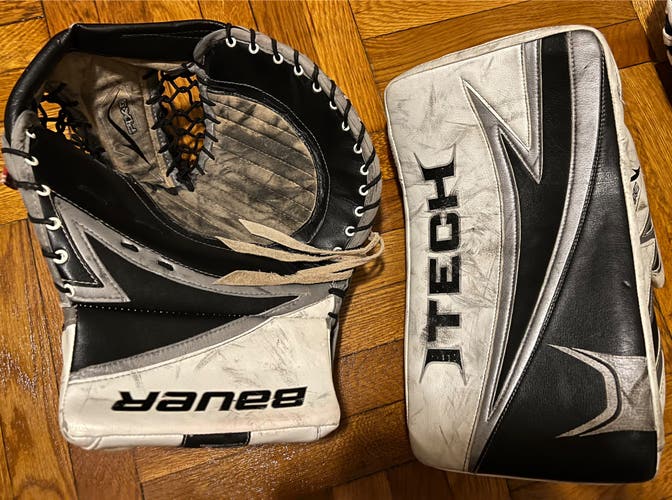 Bauer And Itech Reflex RX9 Glove Set SR