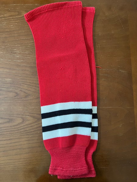 Chicago Blackhawks style hockey socks