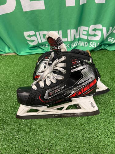 Junior Used Bauer Vapor X2.9 Hockey Goalie Skates D&R (Regular) 5.0