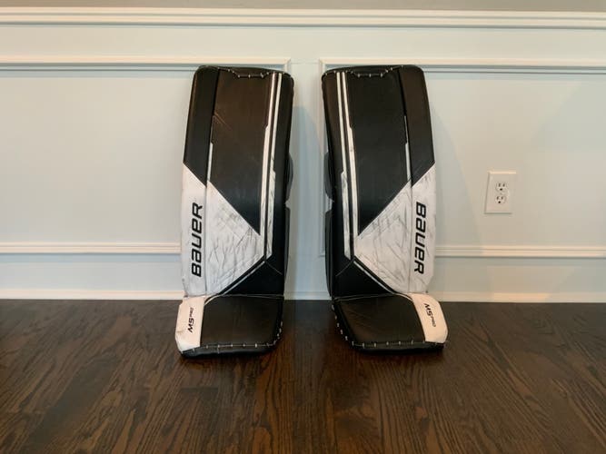 Bauer Supreme M5 Pro Leg Pads - Intermediate Size Large