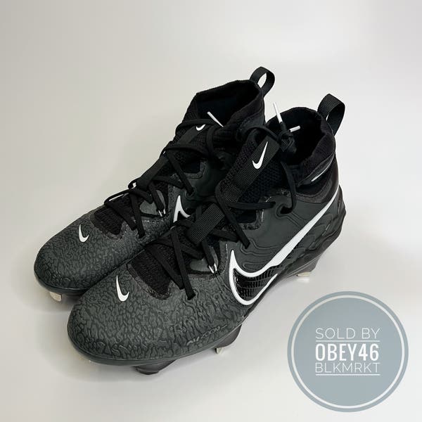 Nike Alpha Huarache NXT Black Metal Baseball Cleat DJ6517  display picture 1
