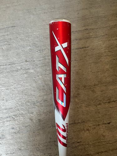 Used BBCOR Certified 2023 Marucci Alloy CAT X Bat (-3) 29 oz 32"