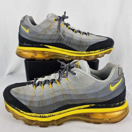 Nike Air Max 95 Dynamic Flywire x Livestrong sz 12 Yellow Gray Black Sneakers