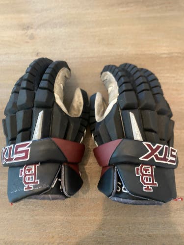 Used Player's STX Large Surgeon Lacrosse Gloves