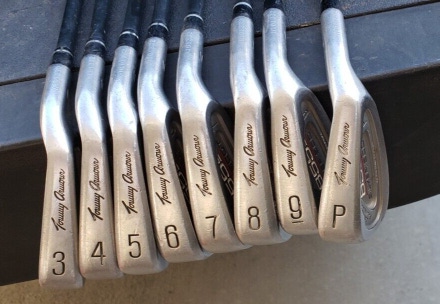 FULL SET OF 8  TOMMY ARMOUR 855S SILVER SCOT CAVITY BALANCED IRONS 3-PW EXCELLENT