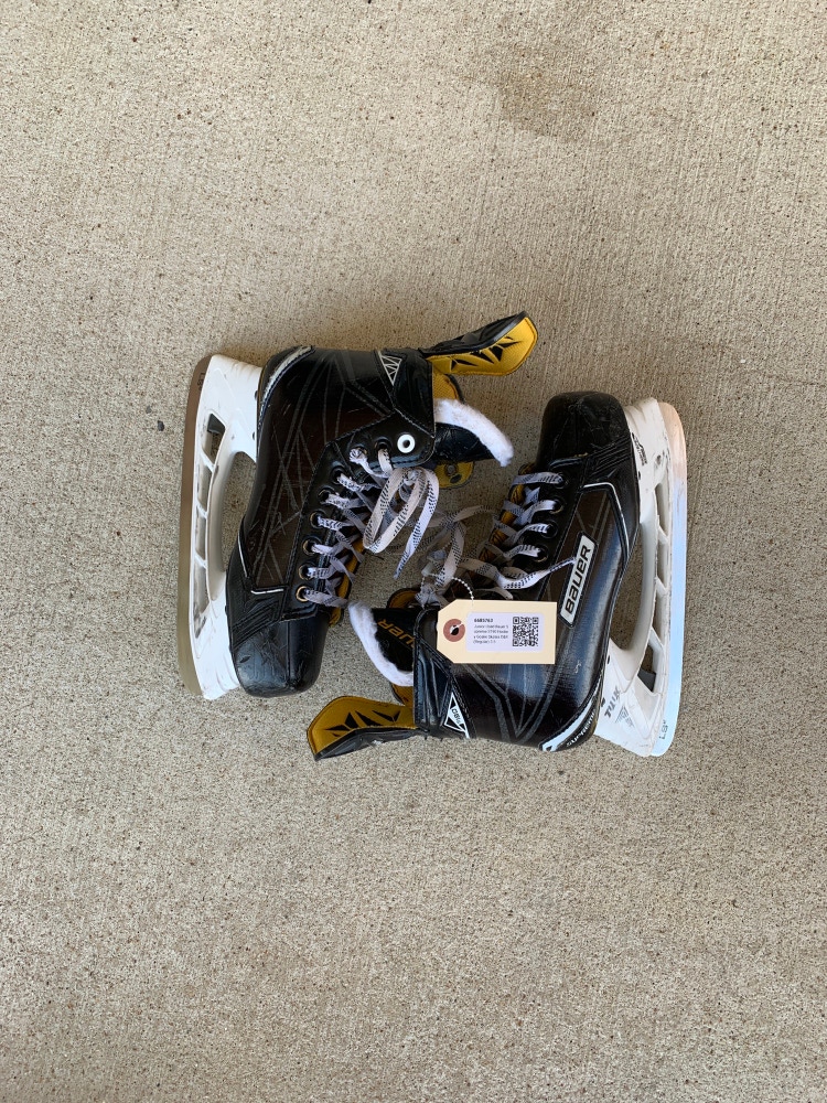 Junior Used Bauer Supreme S190 Hockey Skates D&R (Regular) 3.5