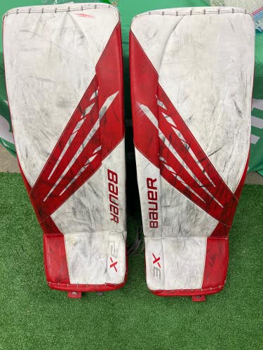 Used 34" Bauer Vapor 3X Goalie Leg Pads