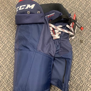 CCM Ft370 Navy Junior Medium Pants