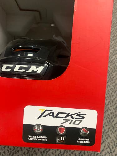 Ccm Tacks 710 Black Small Helmet