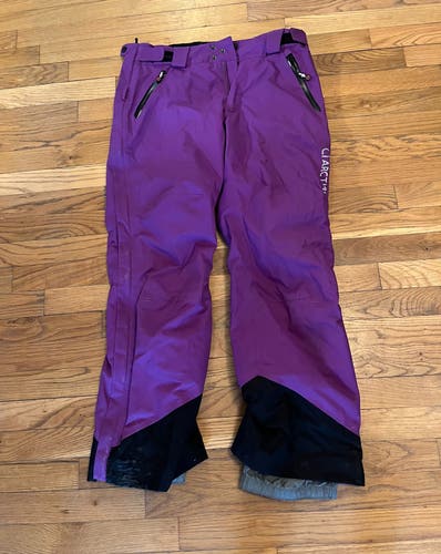 Purple Adult arctica side zip snow pants