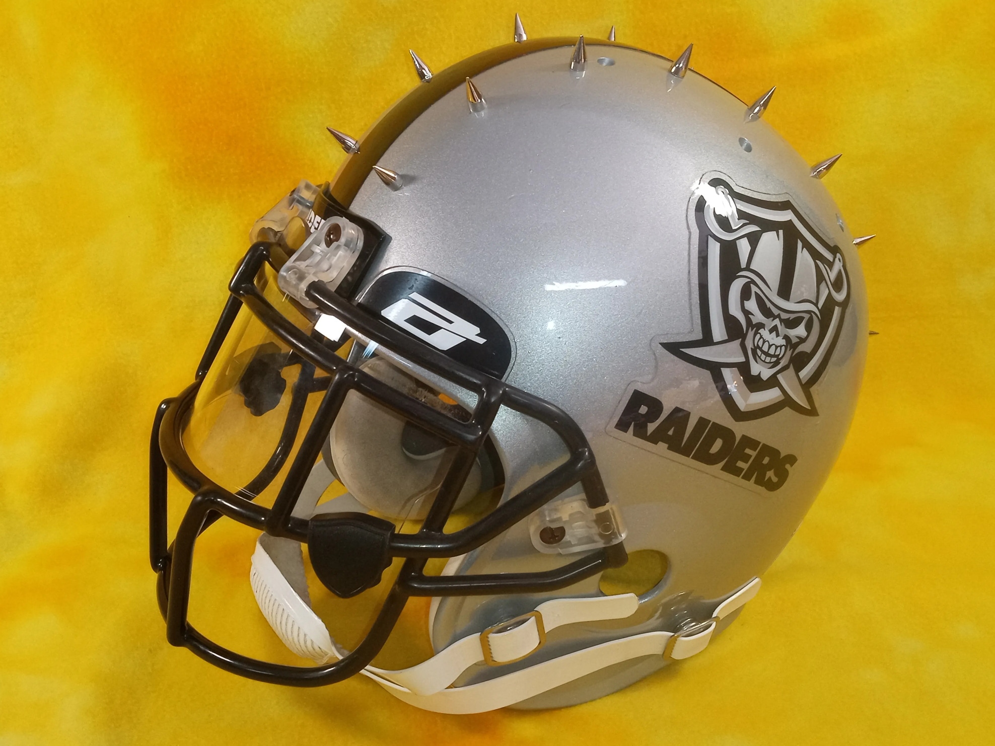 Las Vegas Raiders Black Hole Special super custom fullsize football helmet large