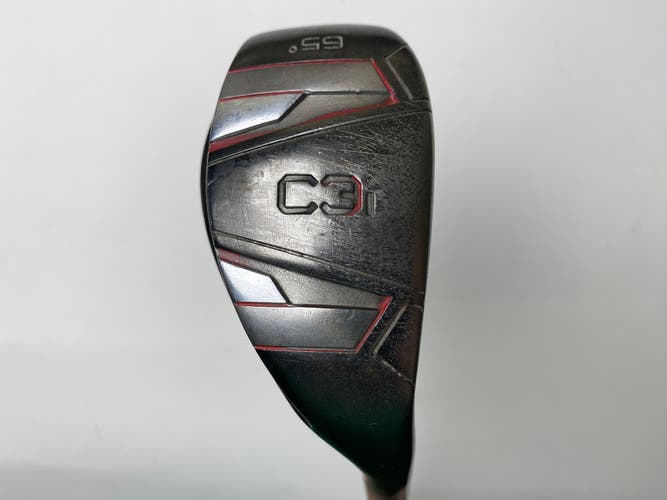 C3i Black Lob Wedge LW 65* Wedge Steel Mens RH Midsize Grip