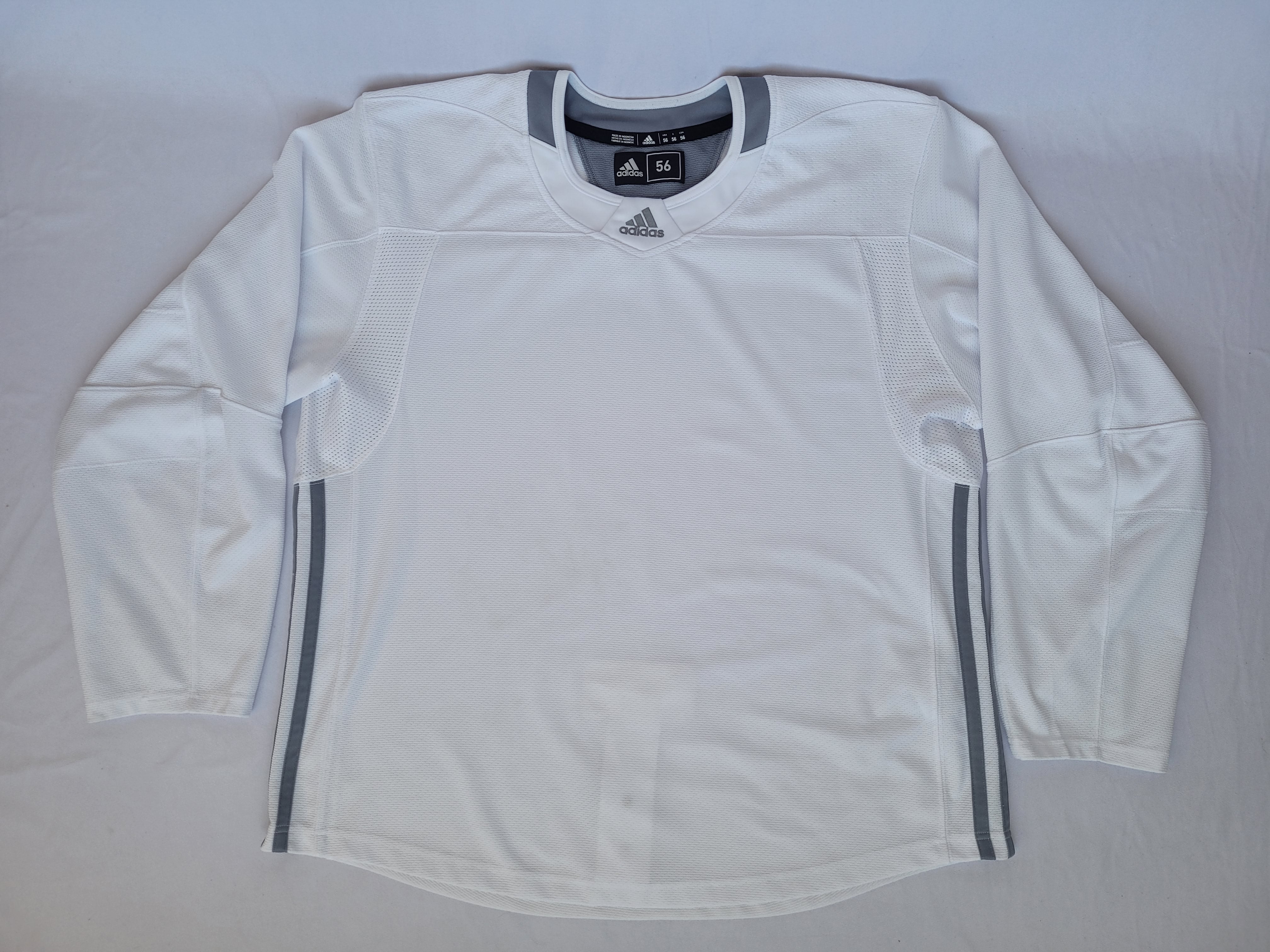Adidas Youth Three Stripes Hockey Jersey, S/M / Navy/White