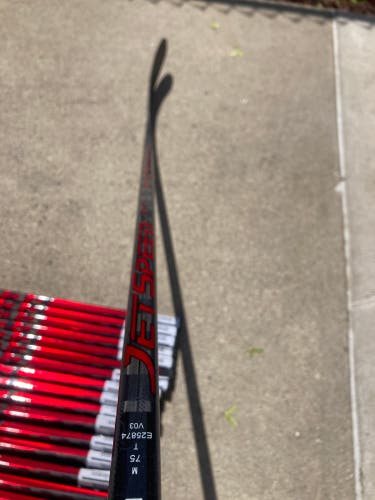 2 new CCM FT4 left handed 75 flex P92