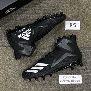 Adidas Freak x Carbon Mid Football Cleats Black Mens size 10.5 Black D97324 NCAA