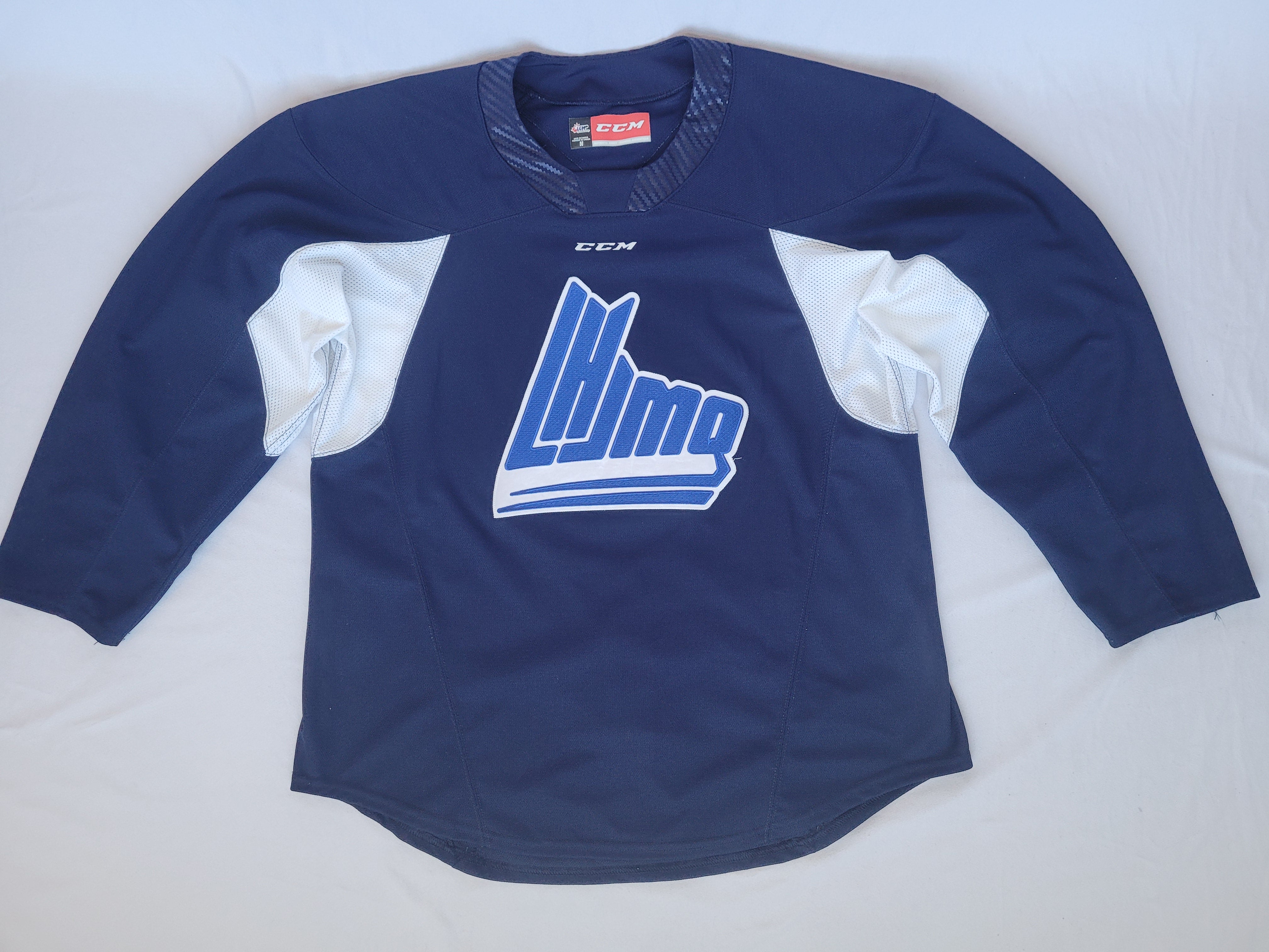 pro stock QMJHL 56 CCM QuickLite blue practice jersey LHJMQ SidelineSwap Buy and Sell on SidelineSwap