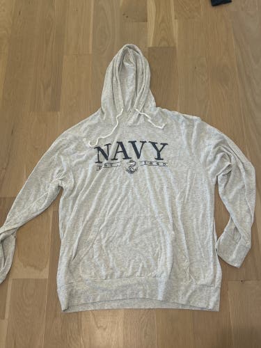 White Used Large  Sweatshirt