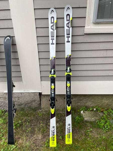 Used HEAD 173 cm Racing World Cup Rebels i.GS RD Skis With