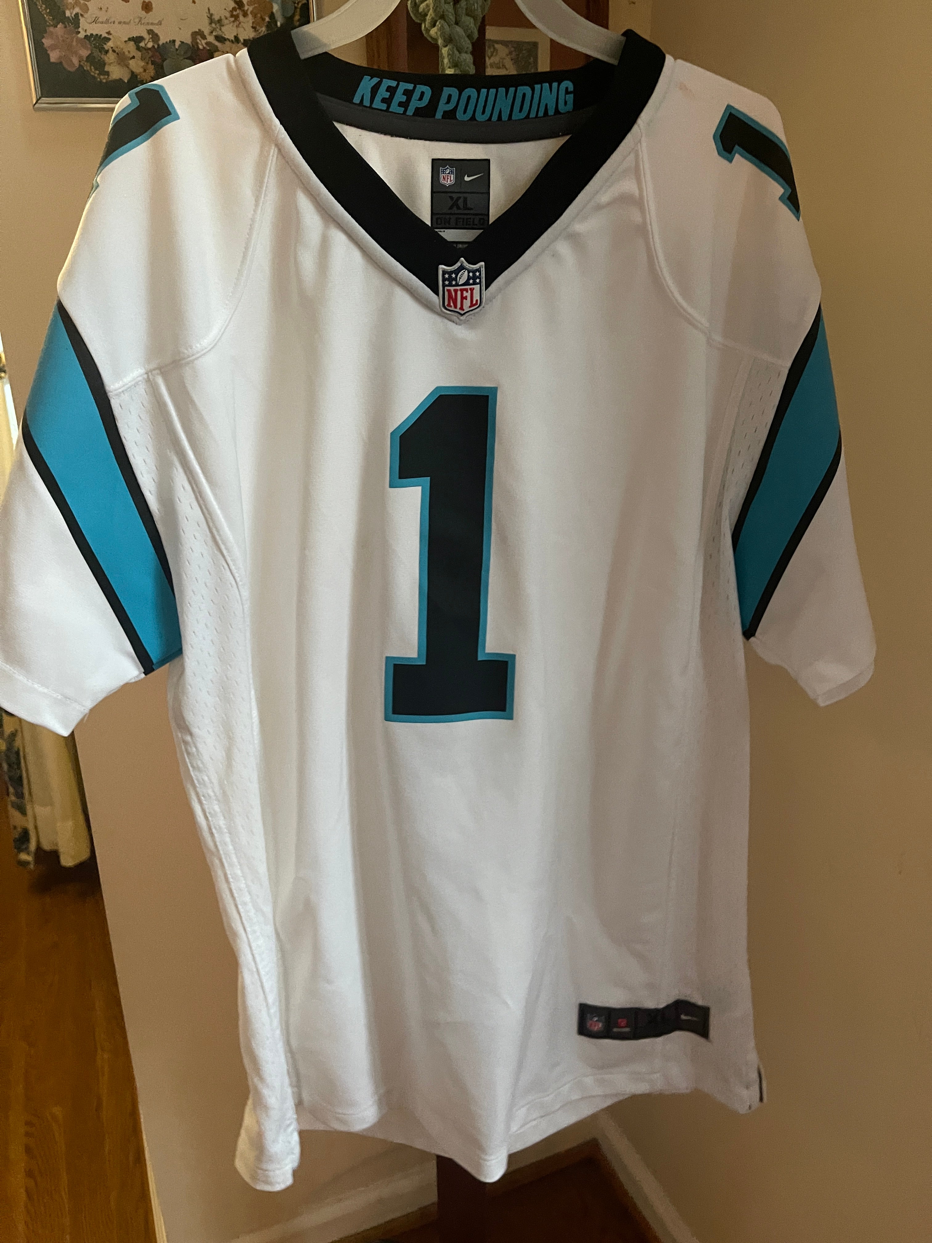 New Cam Newton Size XL Mens Black Carolina Panthers Limited Nike Jersey NWT