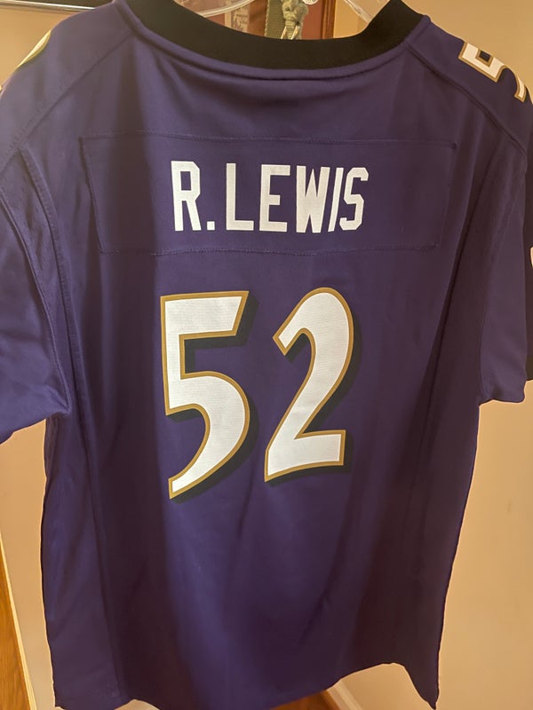 RAY LEWIS BALTIMORE RAVENS & Ness NFL Throwback JERSEY BOYS/YOUTH BLACK