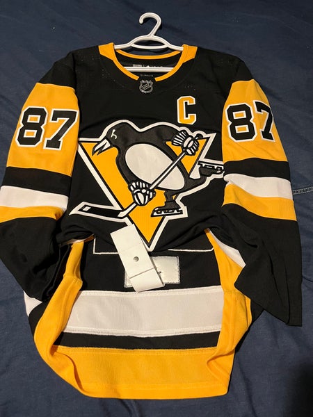 Adidas Sidney Crosby Stitched NHL Pittsburgh Penguins Men Retro Throwback  Jersey