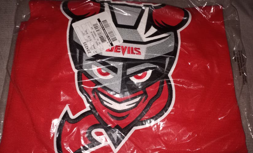 AHL Binghamton Devils Adult XXL Replica Red Hockey Jersey (New in Bag)