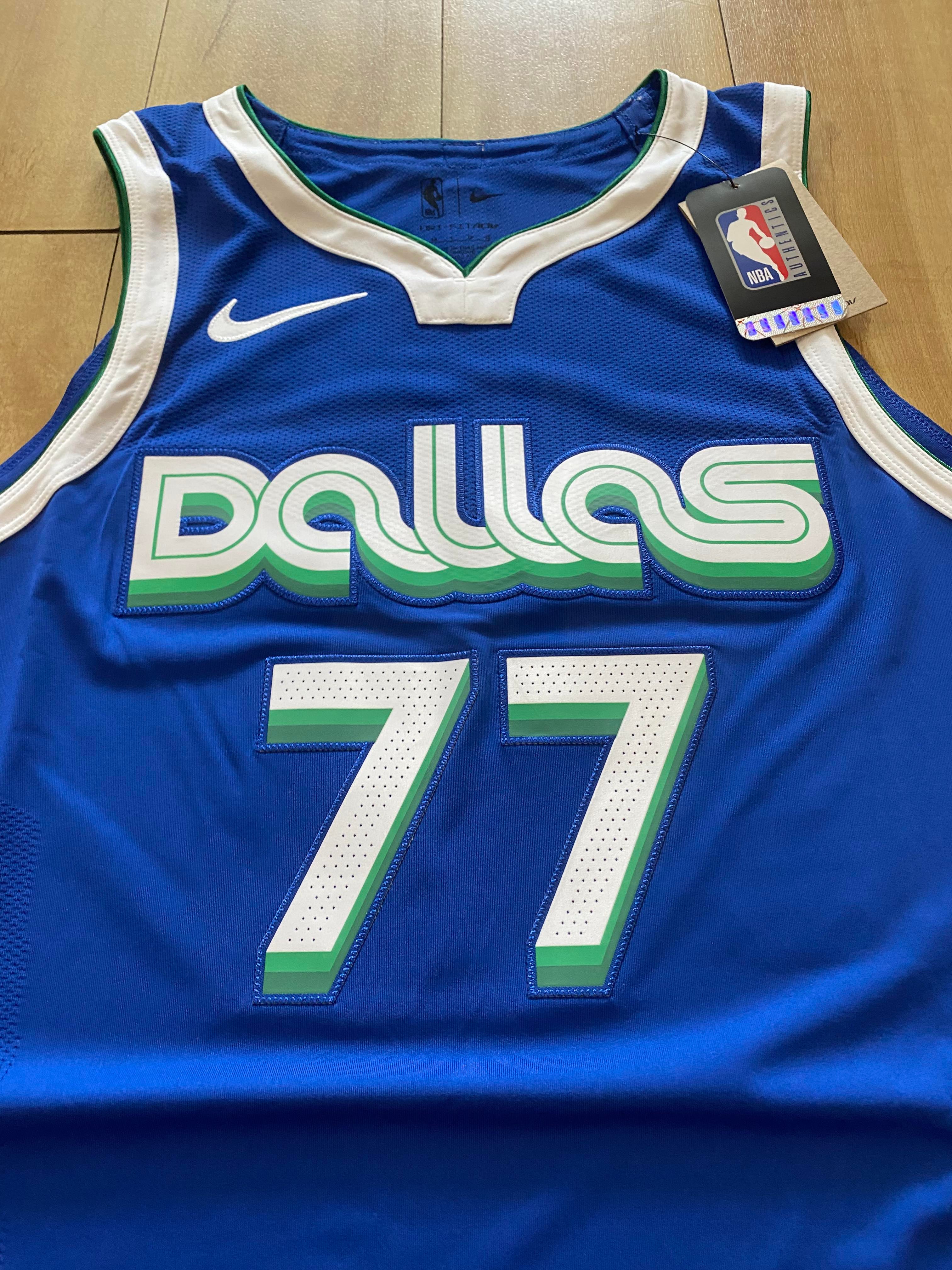 Luka Doncic Dallas Mavericks Blue NBA #77 Jersey Size Medium (New with  Tags!)