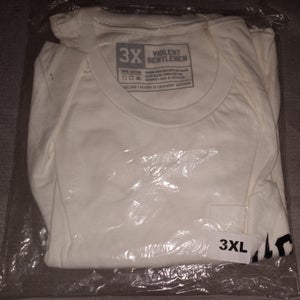 Violent Gentlemen White Pocket T 3XL Men's Shirt