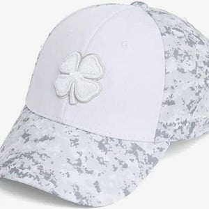 NEW Black Clover Live Lucky Freedom #8 White Digital Camo Men's L/XL Fitted
