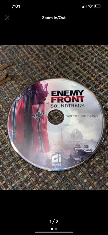 Enemy front Video Game soundtrack Xbox 360 used pre owned tested works great